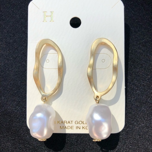 18K Gold Dipped Drop Earrings - Picture 1 of 6